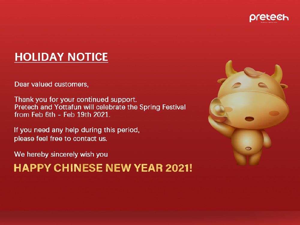 Spring Festival Holiday Notice 2021