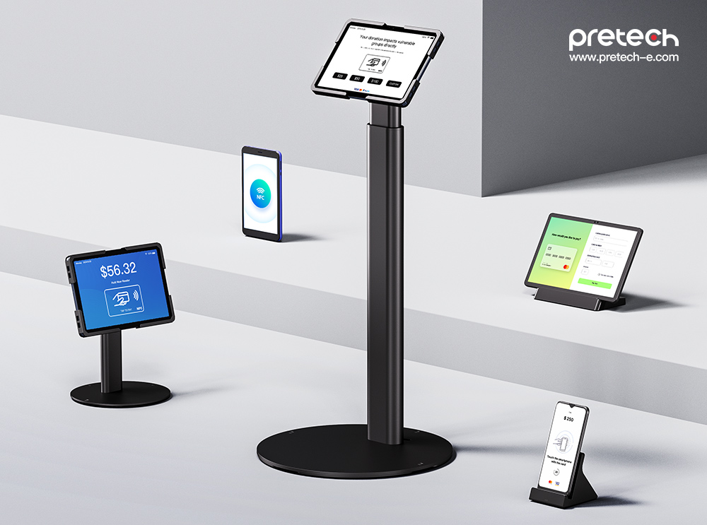 Pretech provides NFC Android Tablet PC customized solutions for different industries