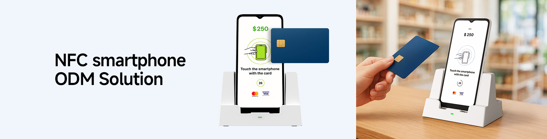 6.5-inch NFC Android Smartphone with Charging Dock