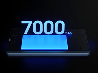 7000mAh Battery and Fast Charing Support
