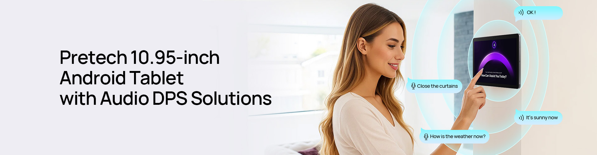 Pretech 10.95-inch Android Tablet with Audio DPS Solutions