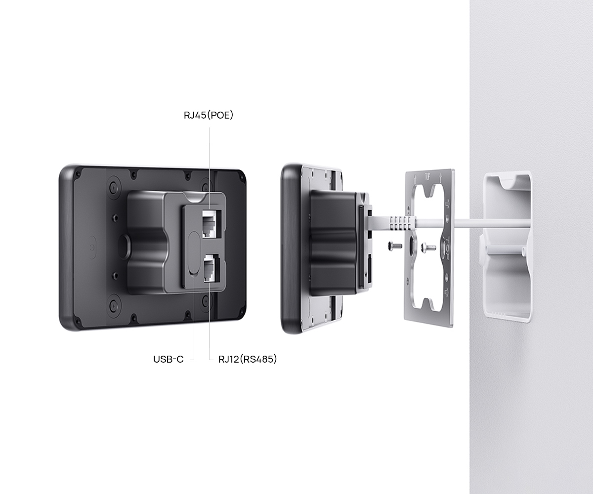 Android Tablets WP30 PoE Tablet PC: 5.5-Inch MT8768 Wall-Mounted with RS485 & Android OS 4