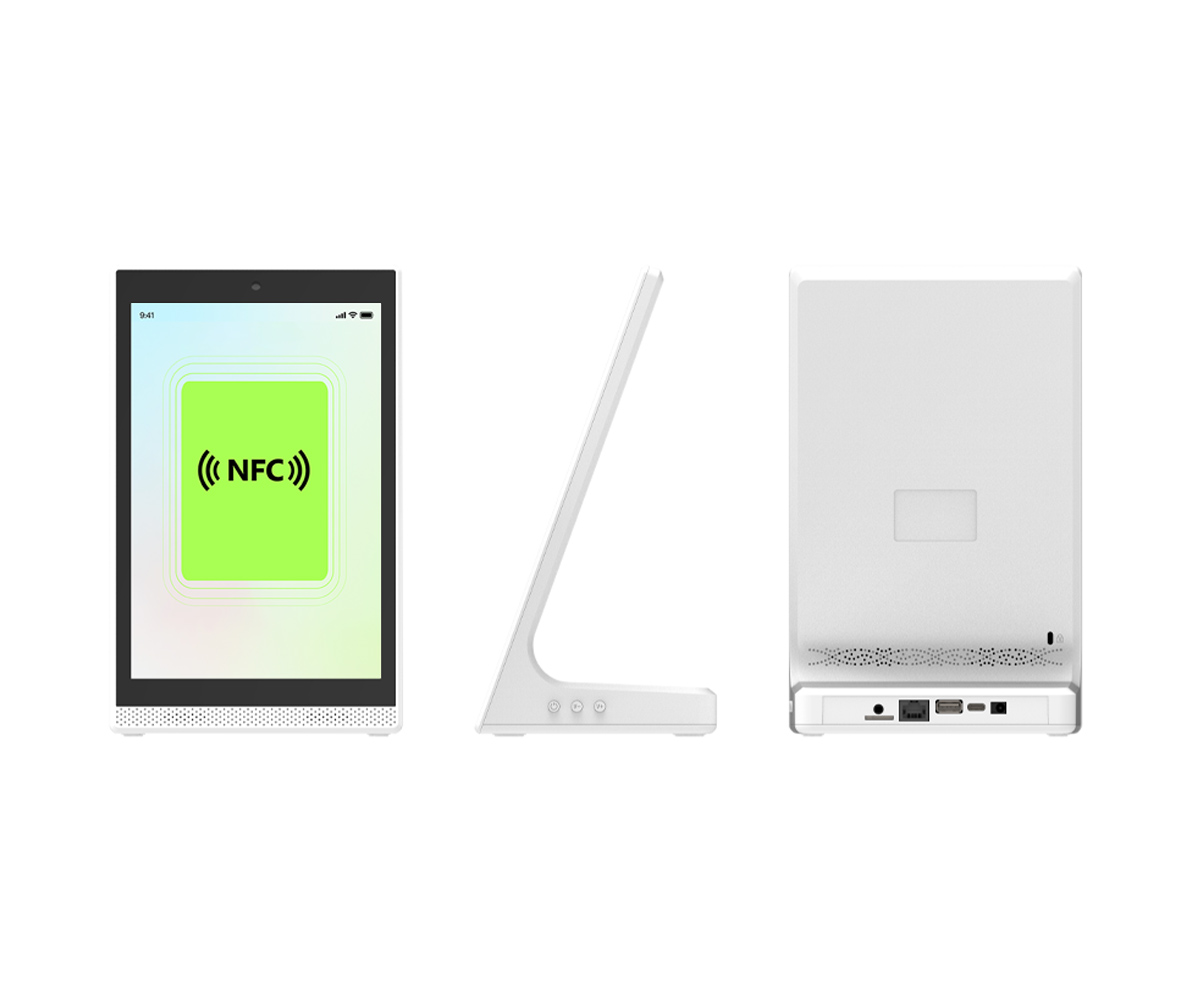 Ads Player L Shape 10.1-inch RK3562 Android NFC Tablets for Reception and NFC Card Reading 6