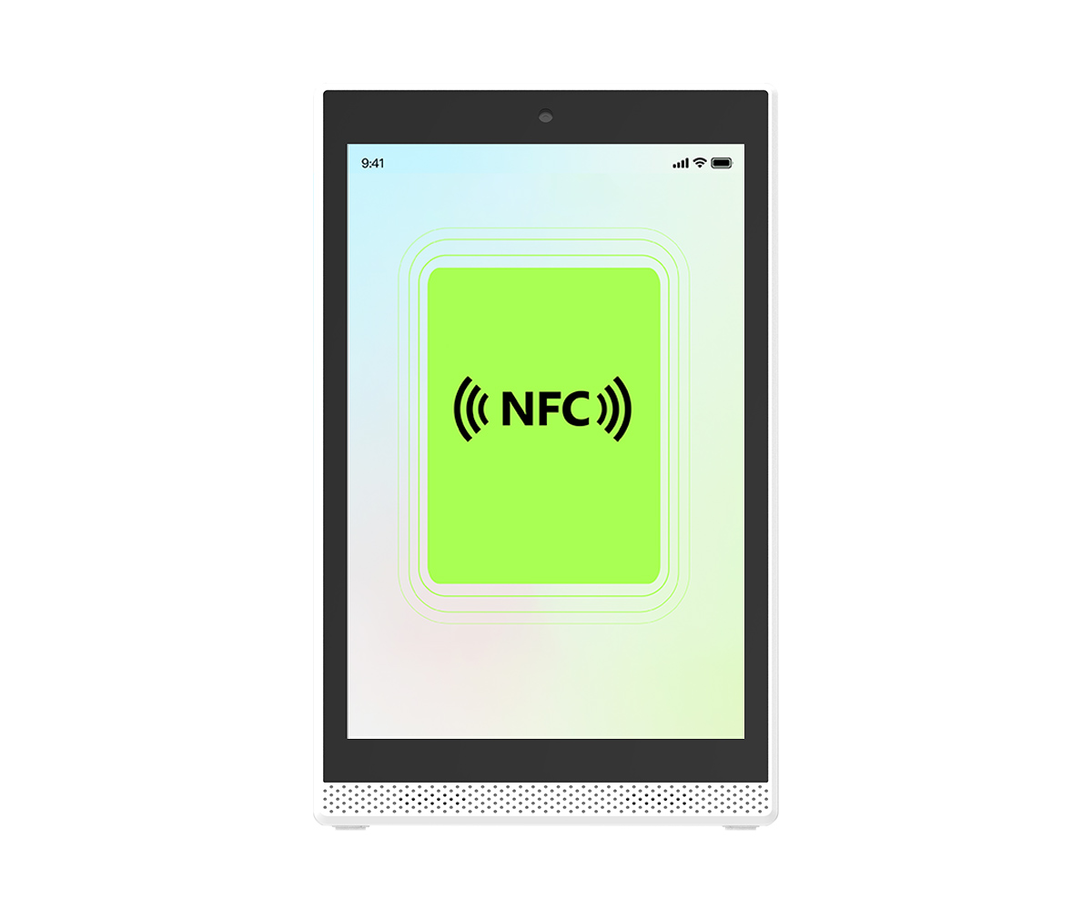 Ads Player L Shape 10.1-inch RK3562 Android NFC Tablets for Reception and NFC Card Reading 1
