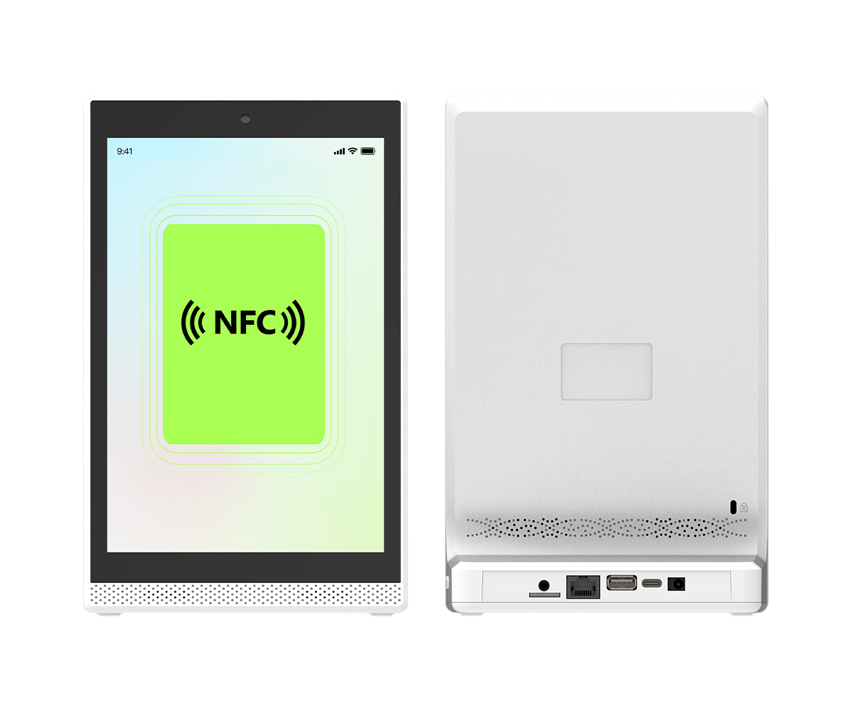 Ads Player L Shape 10.1-inch RK3562 Android NFC Tablets for Reception and NFC Card Reading 4