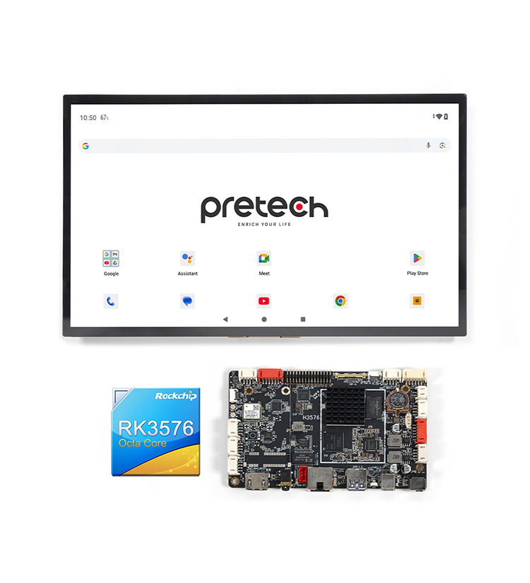 RK3576 SBC Open Frame HMI Kit with Large Screens
