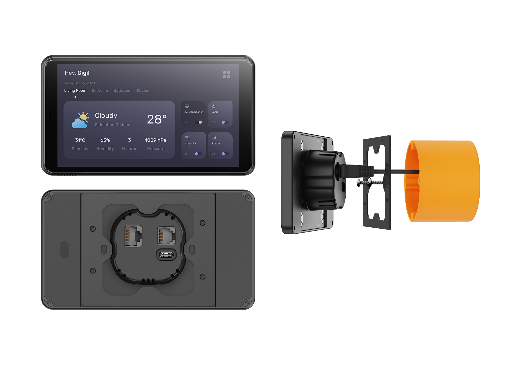 POE Wall-mount Tablet 5.5inch WP31