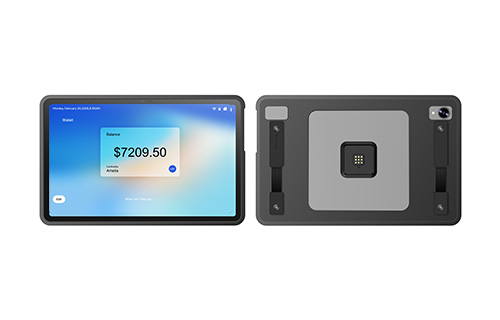 Protective Cover Case with Detachable Hand Grip Belt for 12-inch NFC Android Tablet