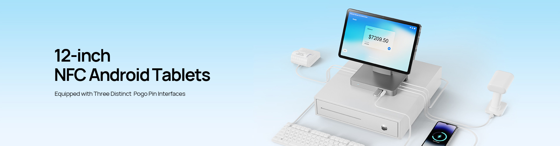 12-Inch NFC Android Tablet : Versatile and Secure Solution for Multiple Industries