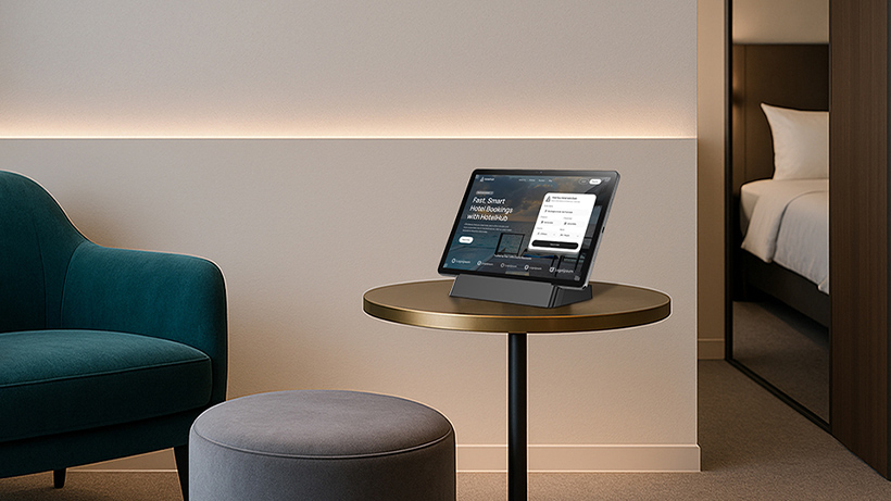 NFC Tablets with dock for Hotel solutions