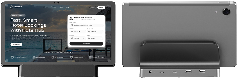 pretech NFC Tablets with dock for Hotel solutions