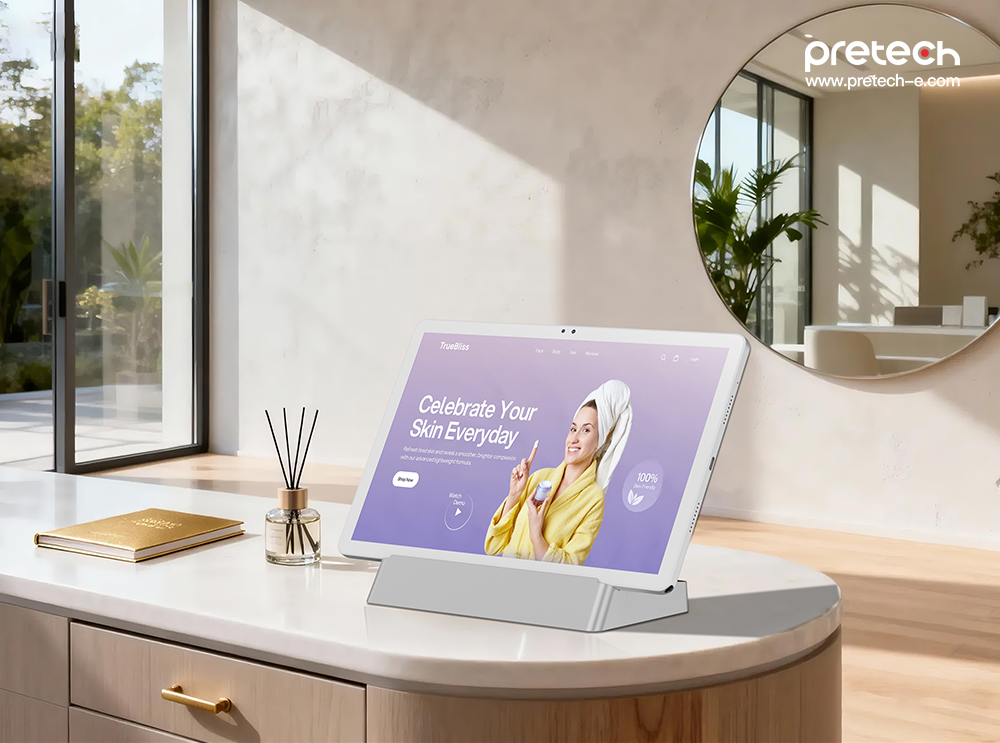 Elevating the Beauty Salon Experience with the Pretech L1108 11-inch Android NFC Tablet PCs