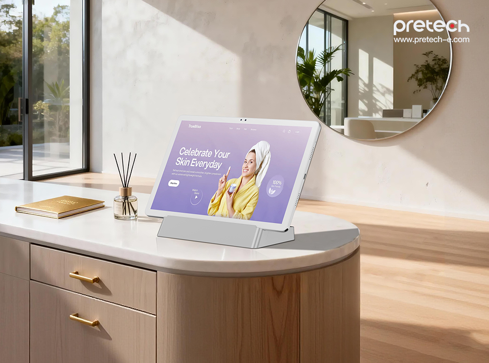Elevating the Beauty Salon Experience with the Pretech L1108 11-inch Android NFC Tablet PCs