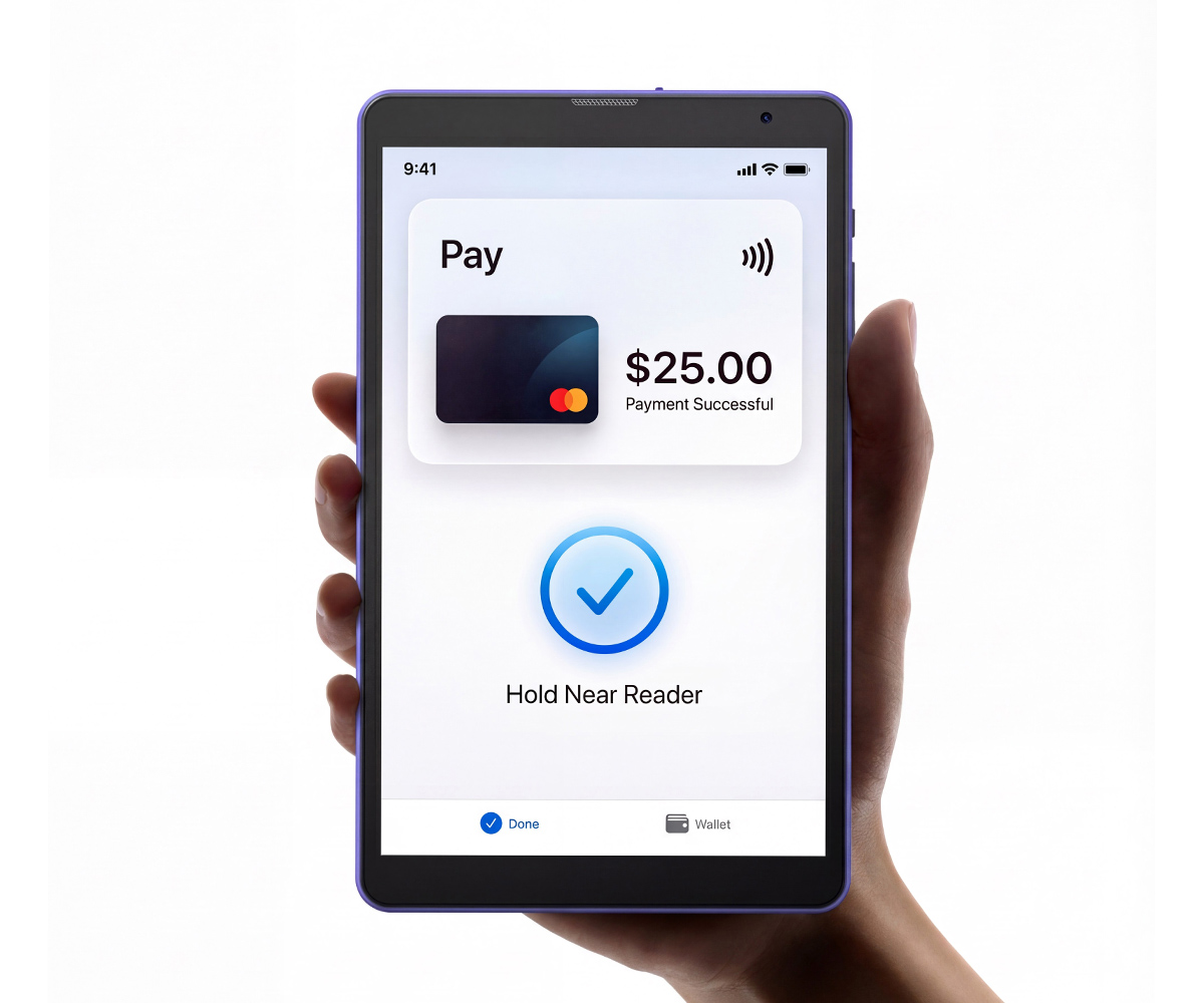 Andriod Tablets Pretech 863A: 8-inch NFC Tablet for Secure Transactions 2