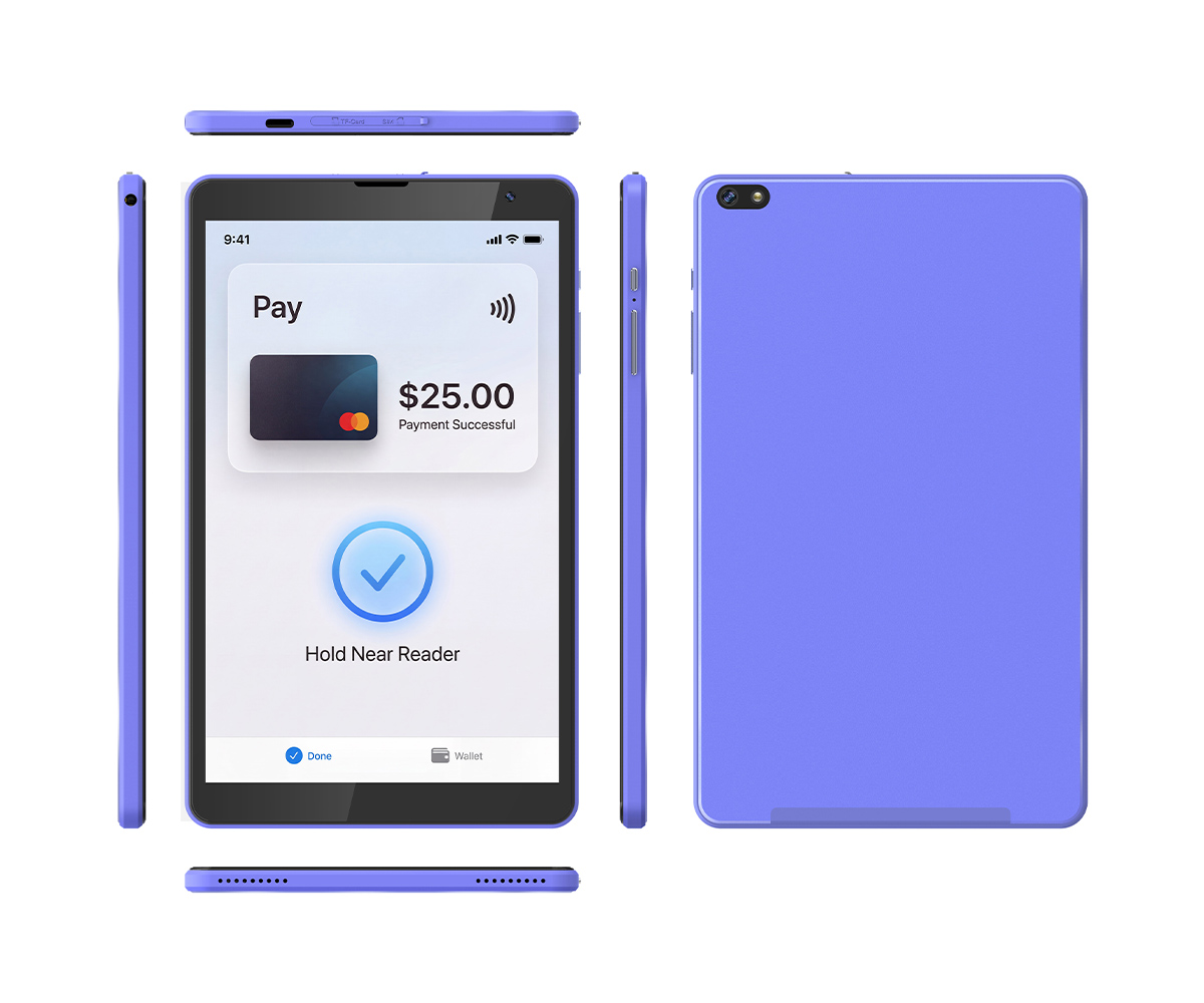 Andriod Tablets Pretech 863A: 8-inch NFC Tablet for Secure Transactions 6