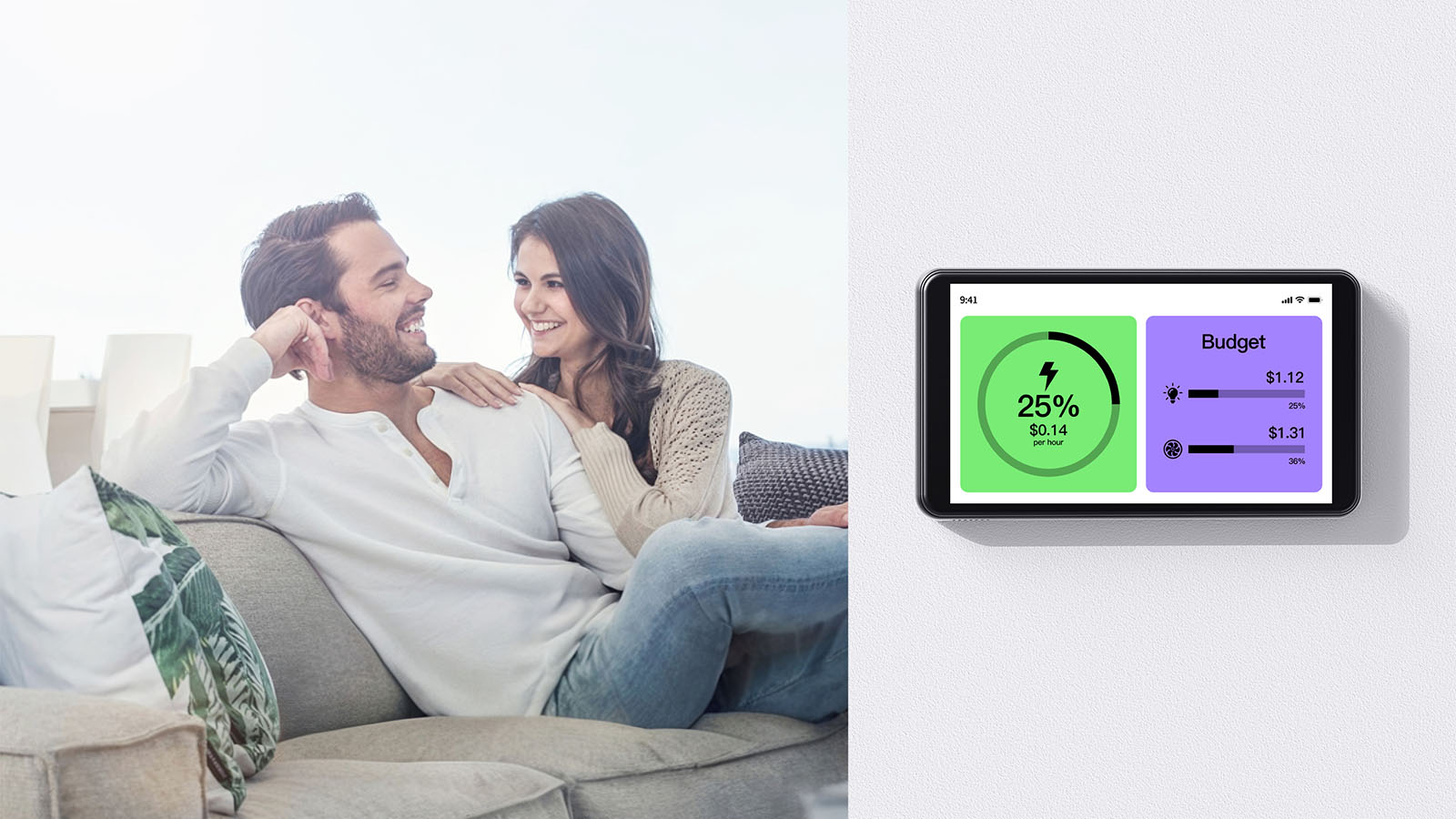 PoE tablet used for smart home and building control