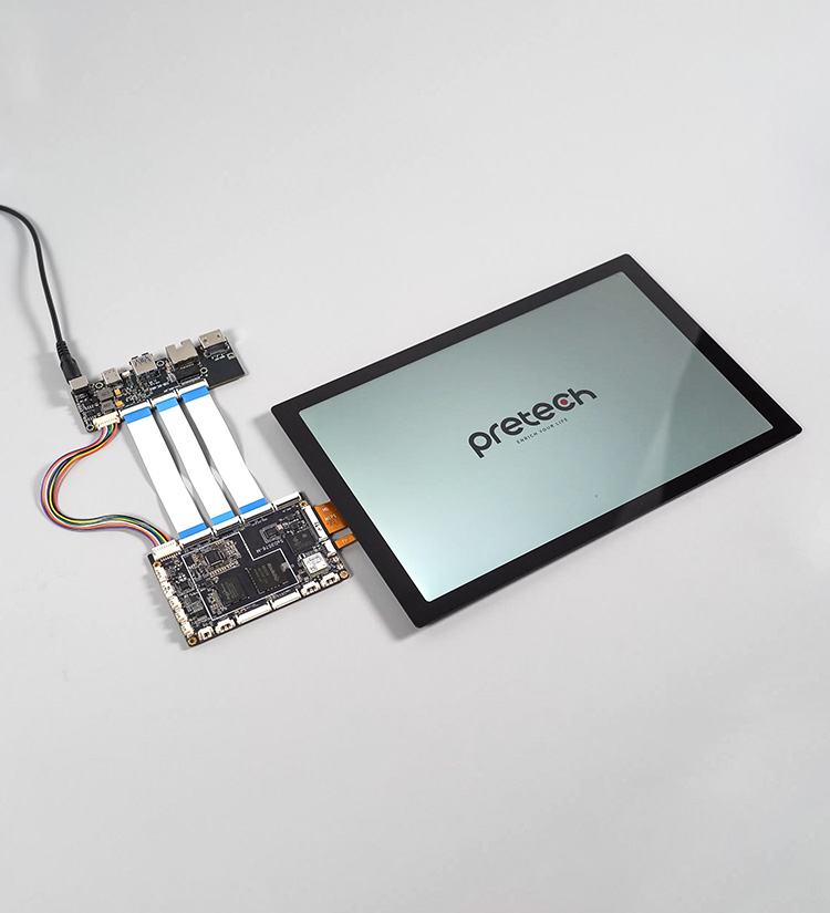 RK3576  SBC Assembly with a 8-inch Display and Touch Screen Solution