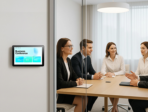 POE Tablets for Conference Room Booking and Office Automation Solutions