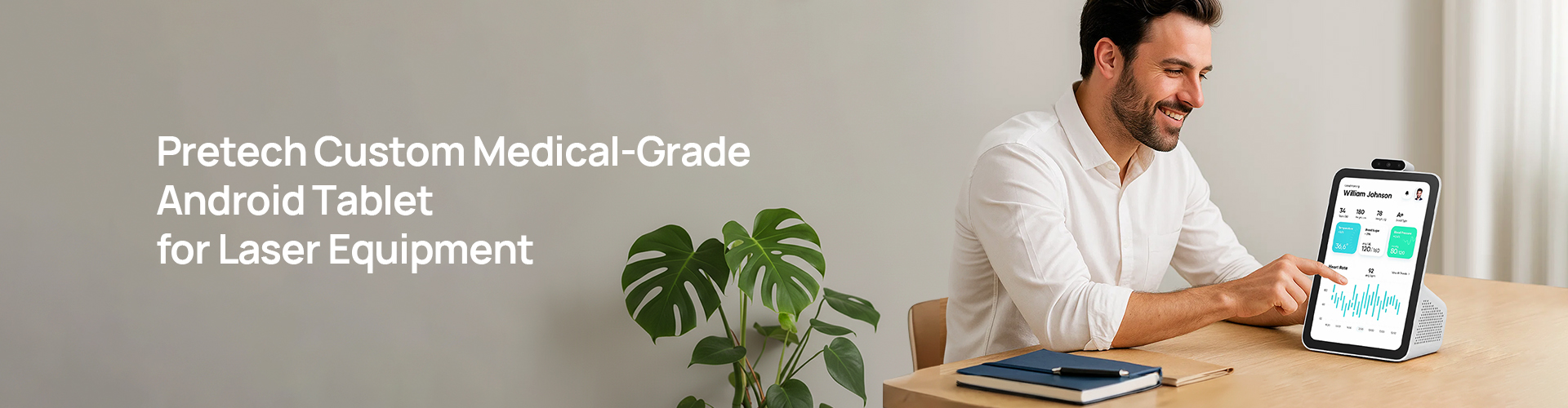 Custom Smart Android Tablet with Medical Laser