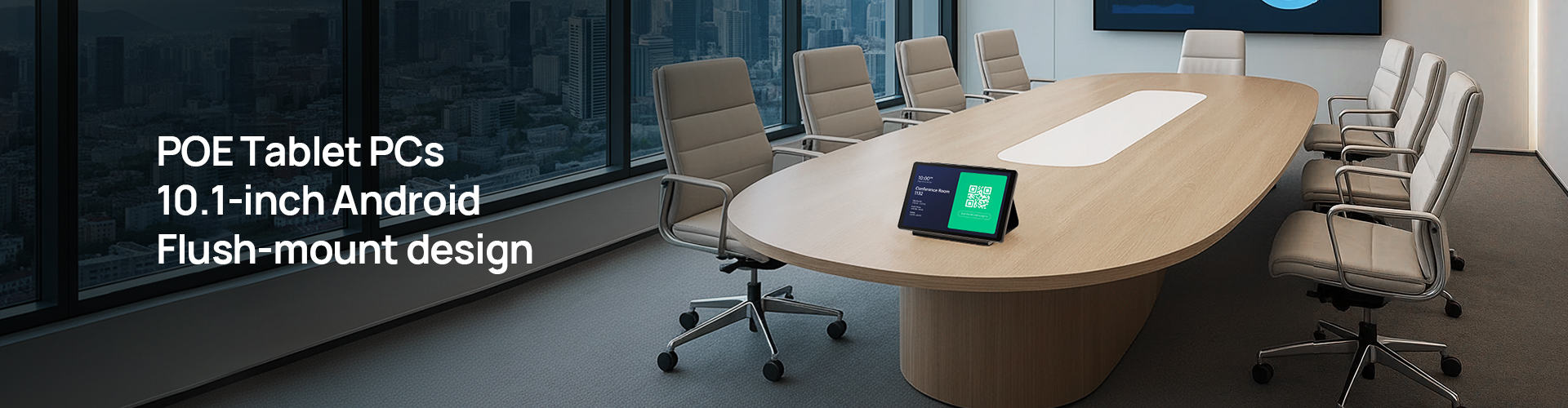 10.1-inch POE Tablets Android: Flush-Mount Paperless Conference System & ODM Solution