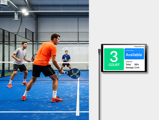 Sports Facilities & Equipment Stations Equipment Status Monitoring & Reservation Display