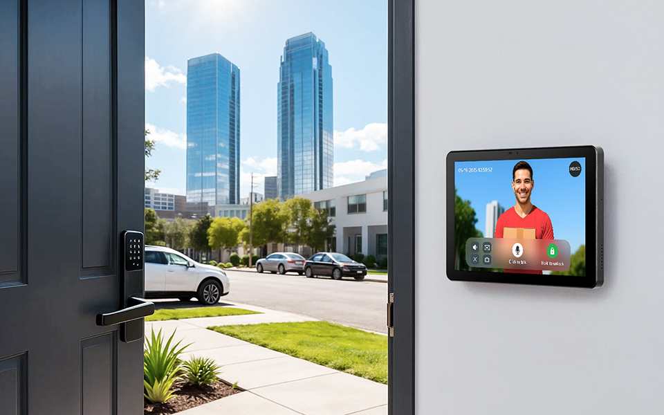 Pretech Custom 8-Inch Smart Entry Monitor: Intelligent Access Control Solution