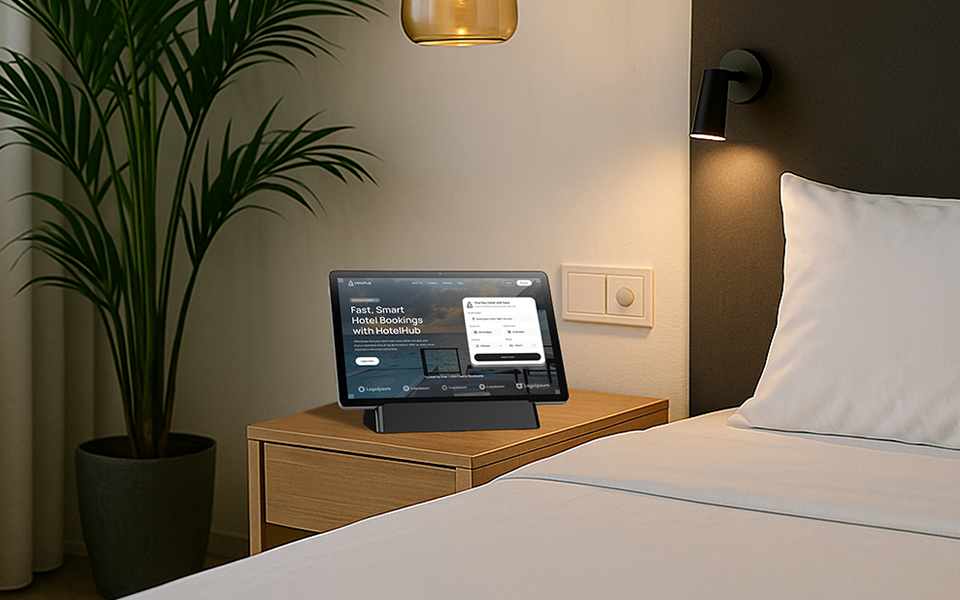 11-inch Android NFC Tablet with Multi-Port Dock for Hospitality Solutions