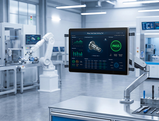 Smart Manufacturing / Industrial: HMI (Human-Machine Interface), Production Line Status Board, Quality Check Station