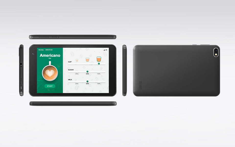 7-inch Battery-Free Android HMI Tablet with MTK8786 for Smart Appliance and Smart Control Integration
