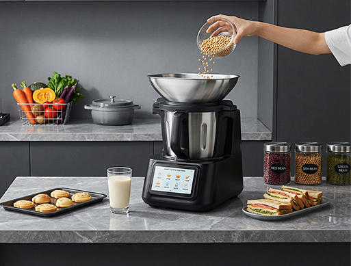 7-inch battery-removed HMI terminal for Multi-Functional Food Processor