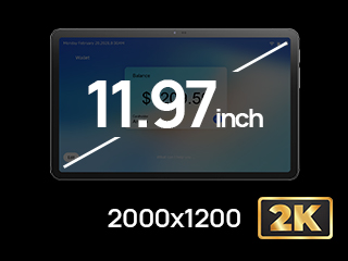 11.97-inch 2K Kitchen-Optimized Display