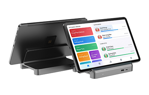 Pretech 12-inch NFC tablets offer a sleek, compact design with flexible mounting and rich I/O ports, bridging the gap between front-end POS and back-end KDS execution.