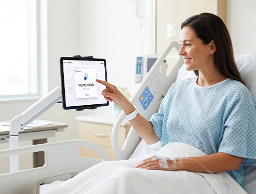 Healthcare / Nursing<br>Patient Charting Tablet, Bedside Information Terminal, Telemedicine Device