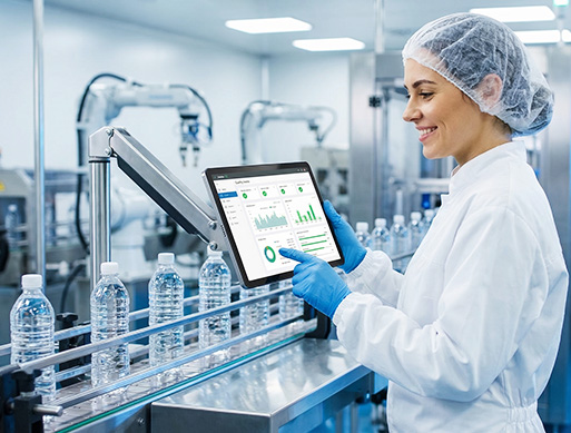 Manufacturing / QA<br>Production Line Checklist, Quality Inspection Recorder, Training Terminal