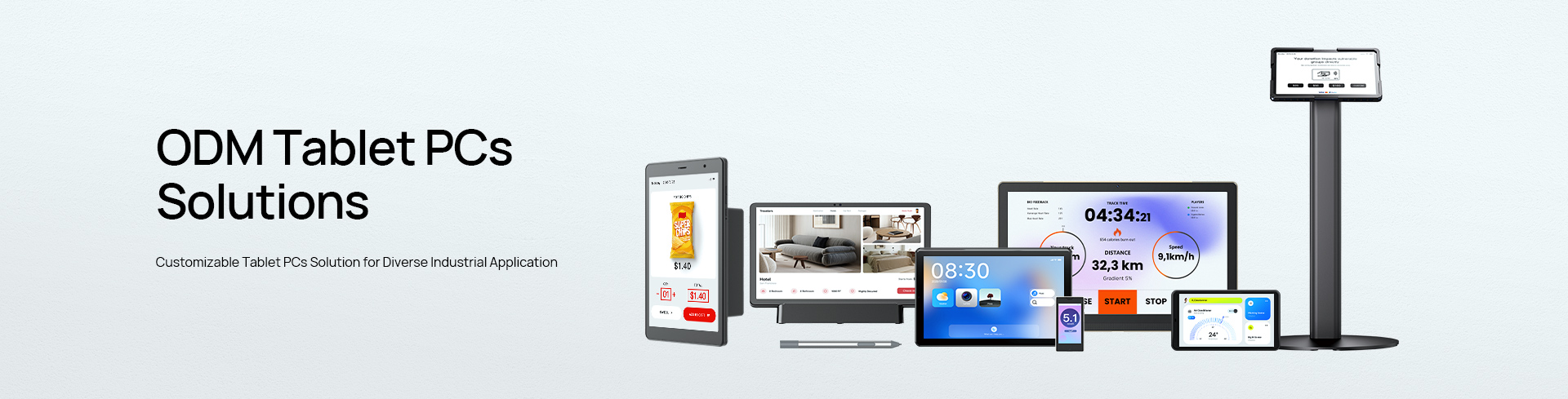 L1105 Custom 11-Inch Android Tablet PCs - Pretech