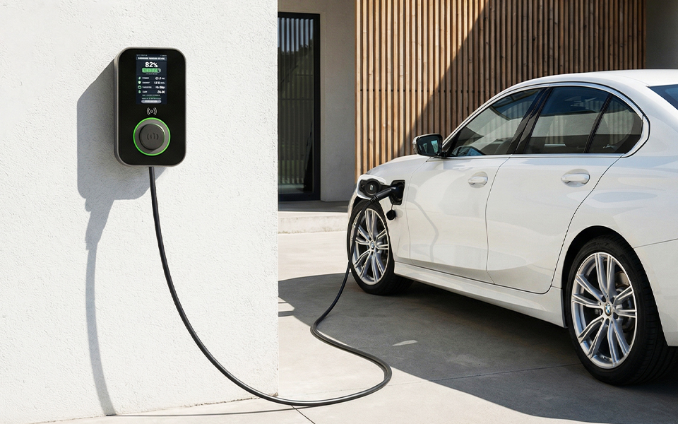 Custom Embedded Display Panels for EV Charging Infrastructure