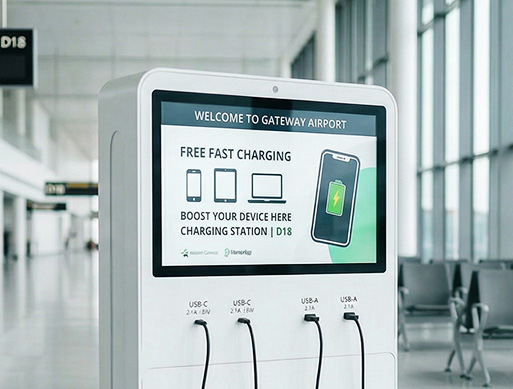 Retail & Hospitality Charging<br>Supermarkets, restaurants, airports, tourist destinations