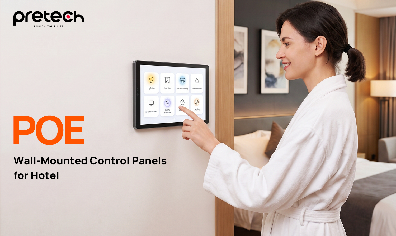 Why Hotel Room Control Systems Need Custom Wall-Mounted Control Panels