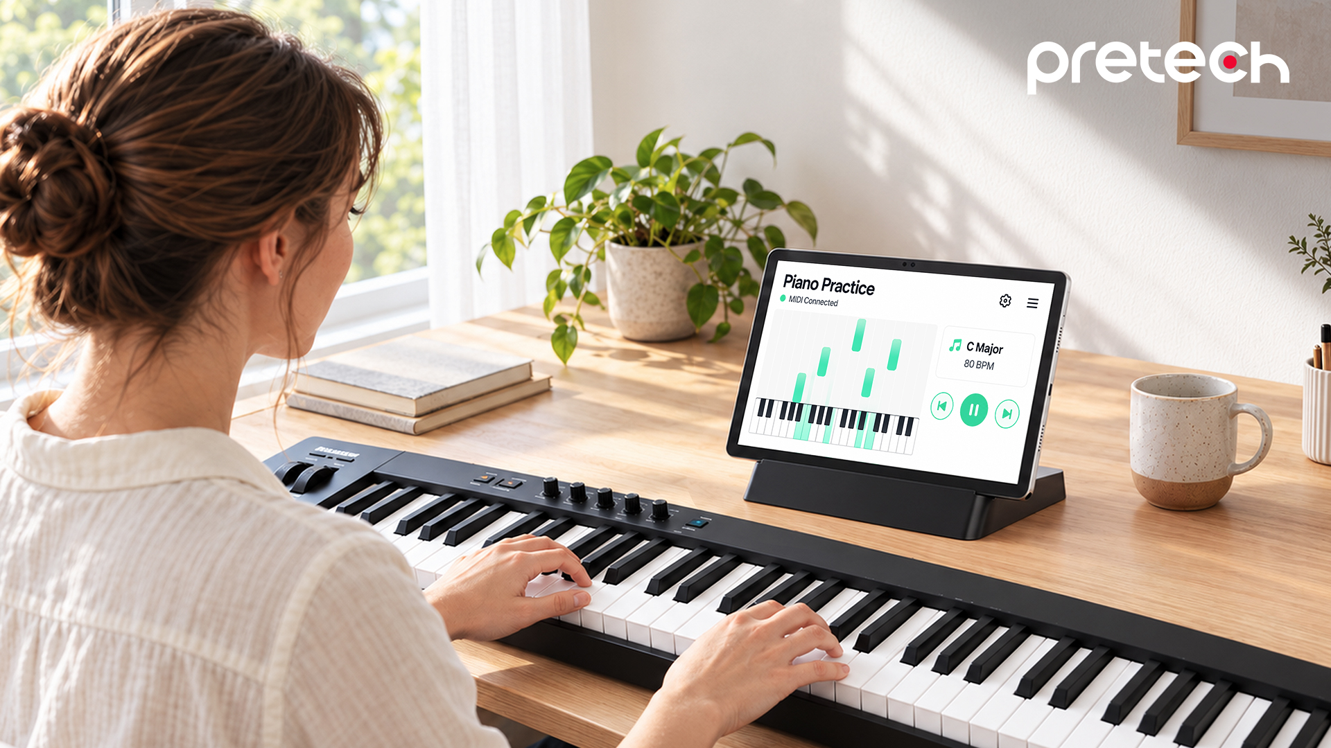 MIDI Learning Tablet with Continuous Power