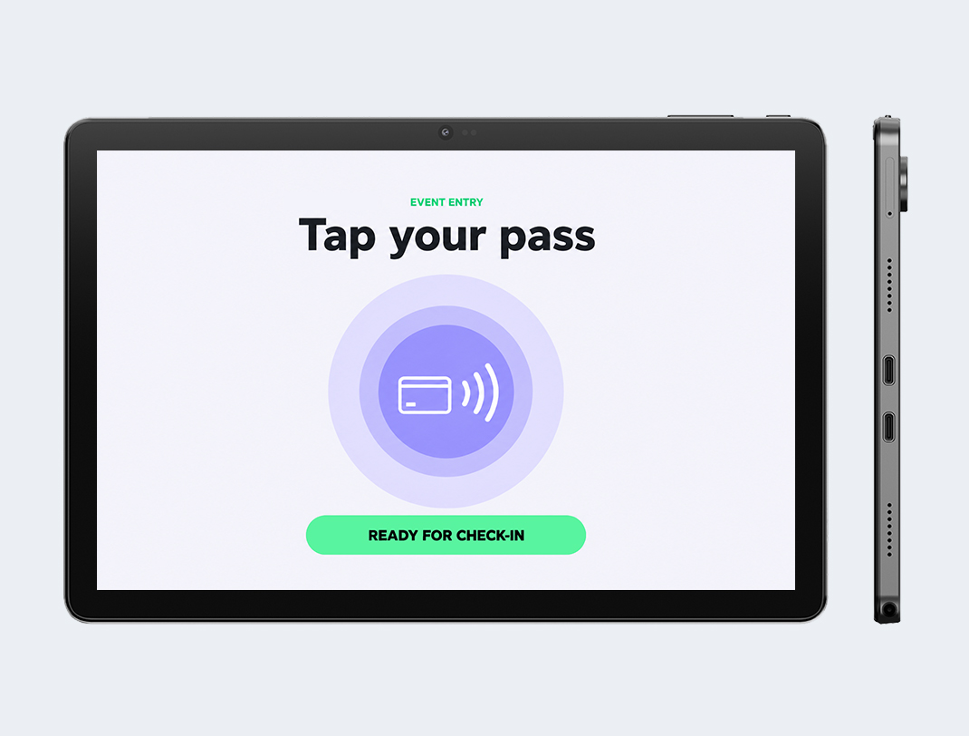 NFC Tablet with External Card or Document Reader